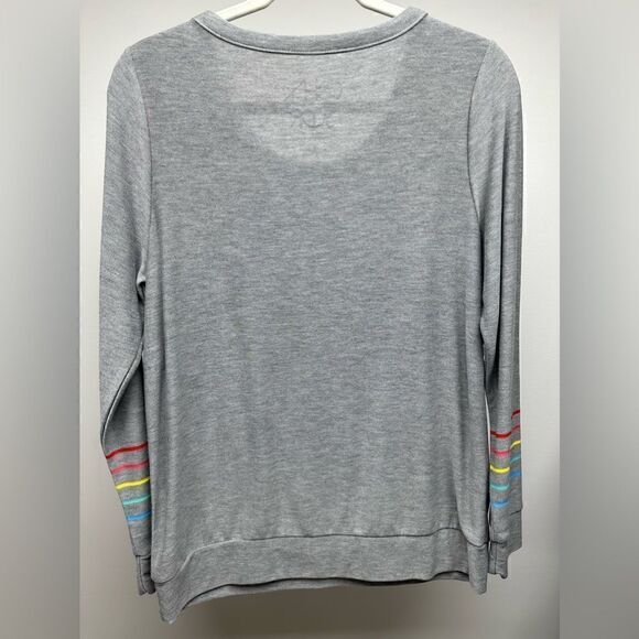 CHASER Rainbow Bolt Cozy Pullover L - Picture 2 of 4